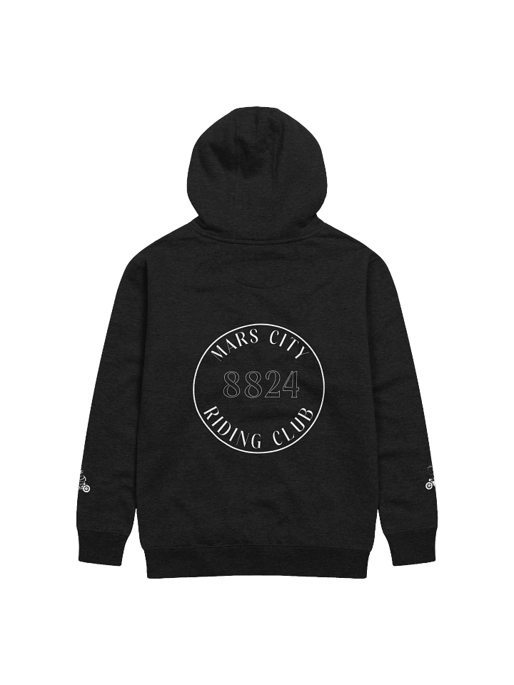 MARS CITY RIDING CLUB MOTO ALL WHITE LOGO SWEATSHIRT product image (8)