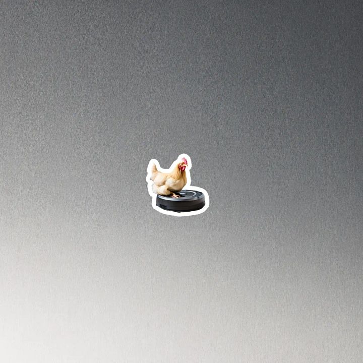 Roomba Chicken Magnet product image (2)