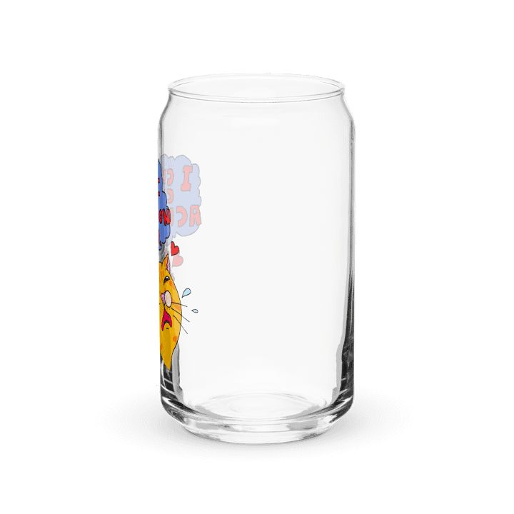 Achoo on You Orange Cat Can-Shaped Glass product image (2)