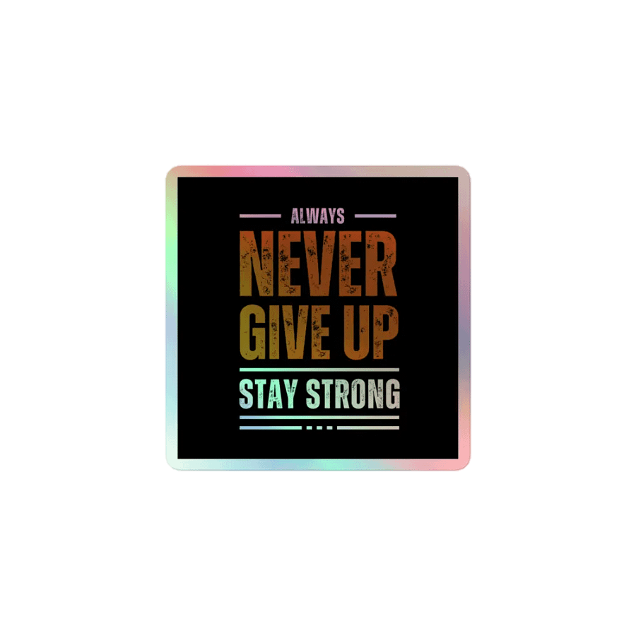 Never Quit Stickers product image (2)