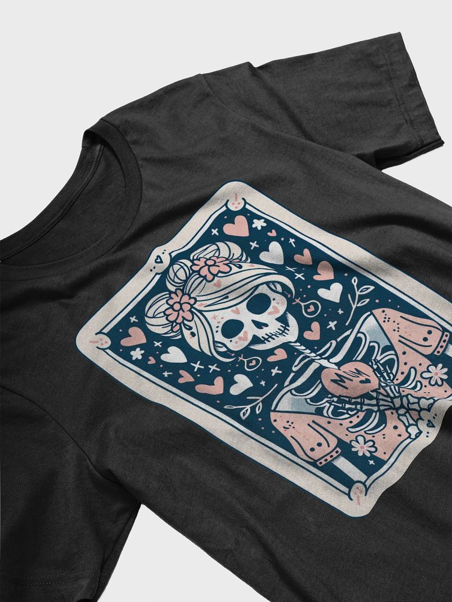 Floral Skeleton Mom Heart T-Shirt product image (3)