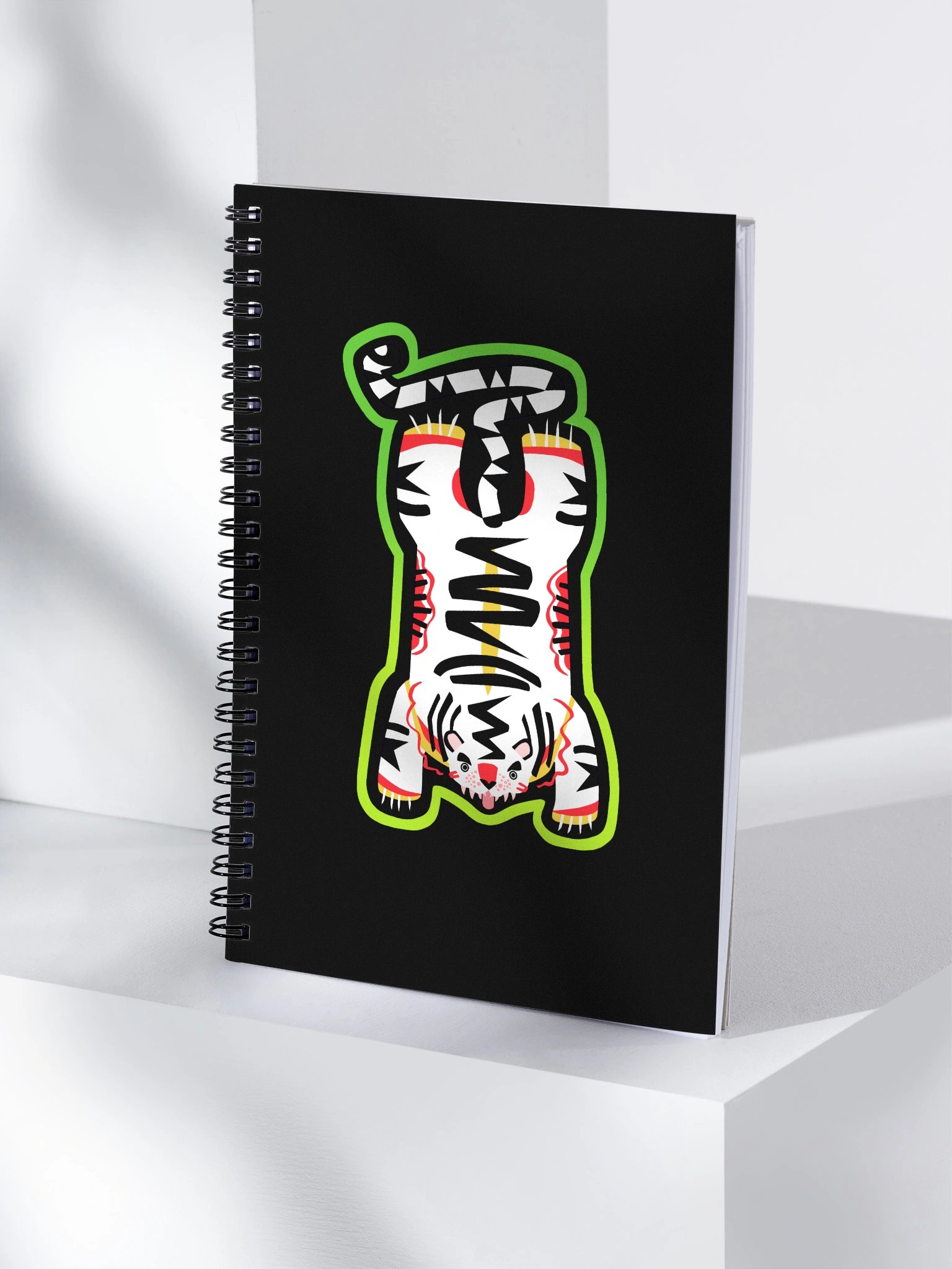 Orange and Lime - Dark Tiger Notebook product image (4)