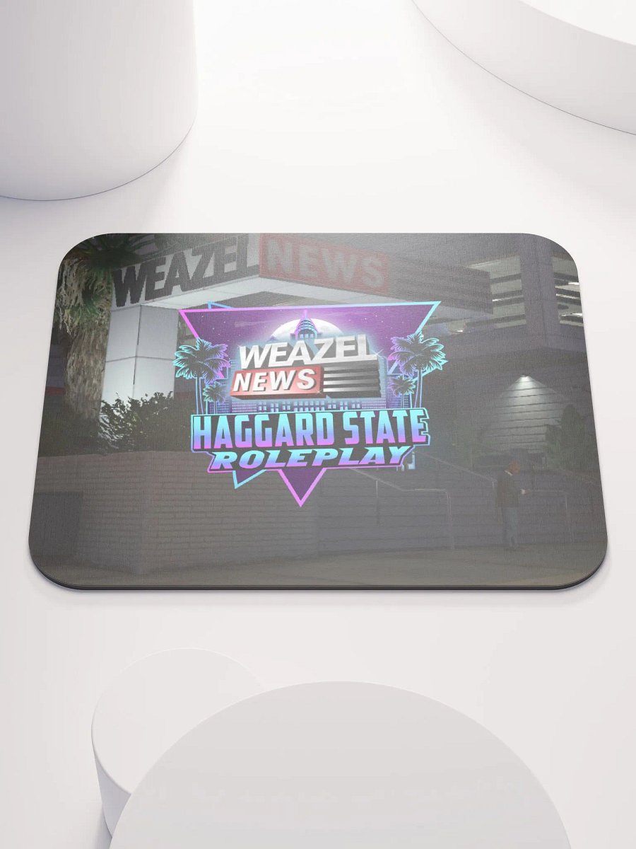 Weazel News HSRP Mousepad product image (1)
