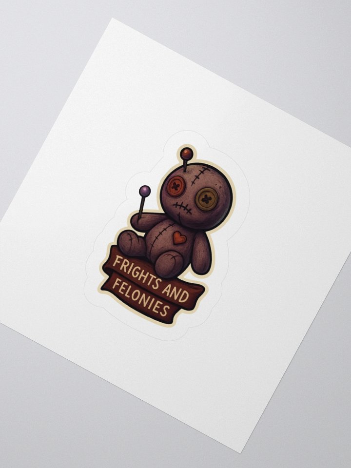 Voodoo Doll Frights Kiss Cut Stickers product image (3)