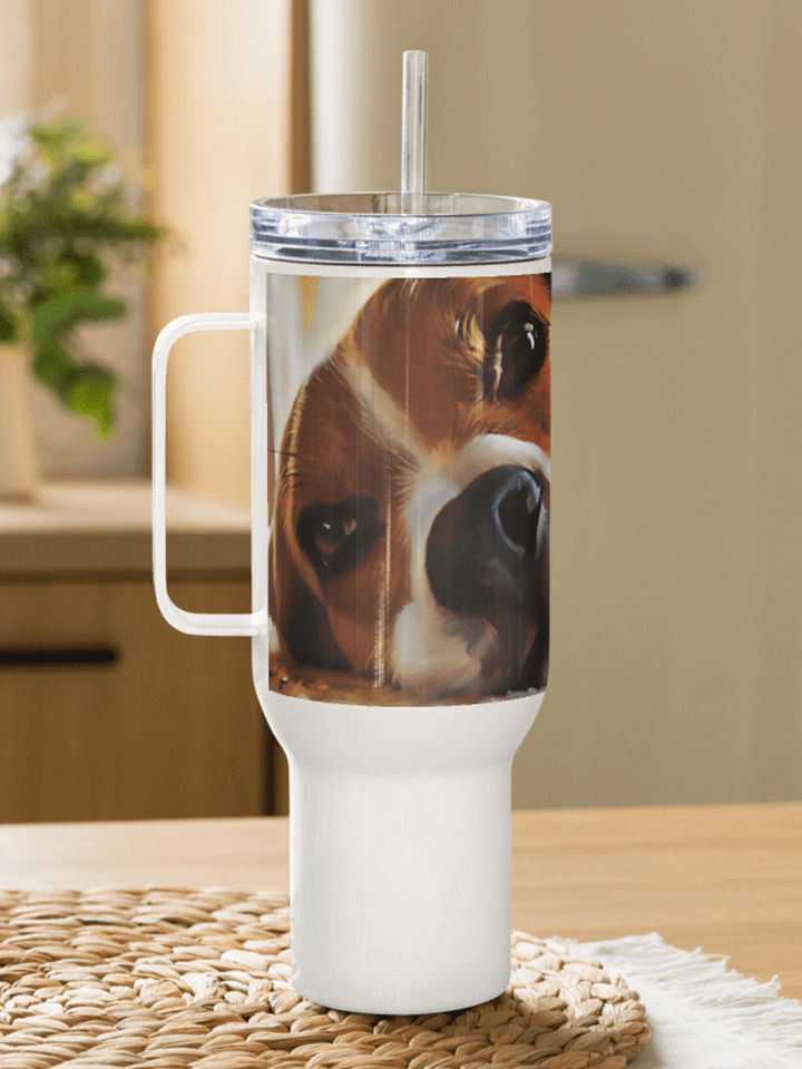 YOUR BEAGLE! / TRAVEL MUG 25 oz PERSONALIZED NAME product image (1)