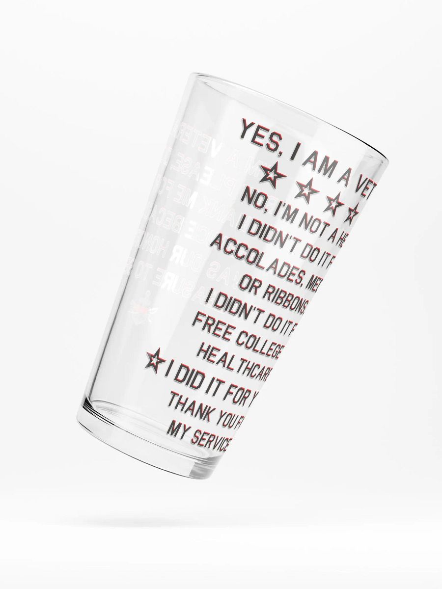 Veteran - Pint Glass product image (5)
