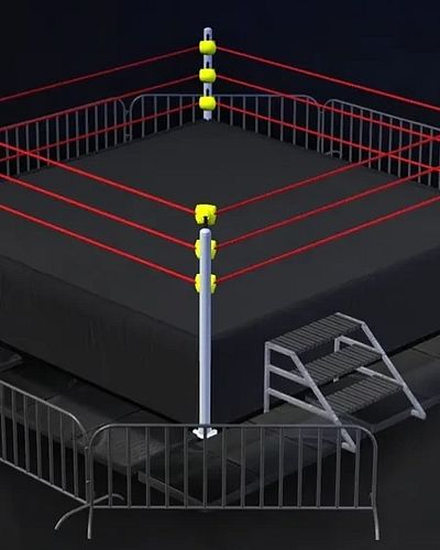 ✨ Bring the intensity of the squared circle to life with the Pro Wrestling Ring 3D Kit! This high-detail model kit is perfect...