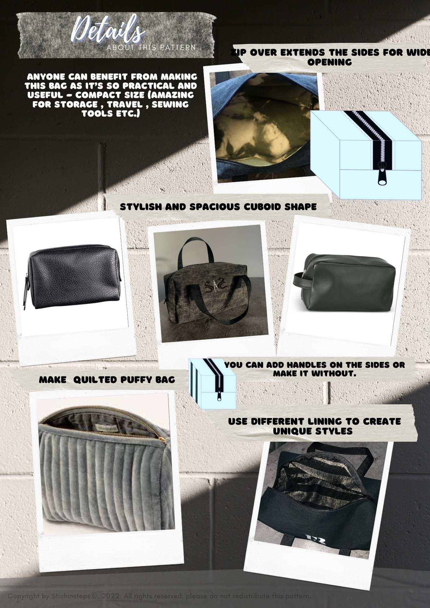Ultimate Storage Bag - sewing pattern product image (6)