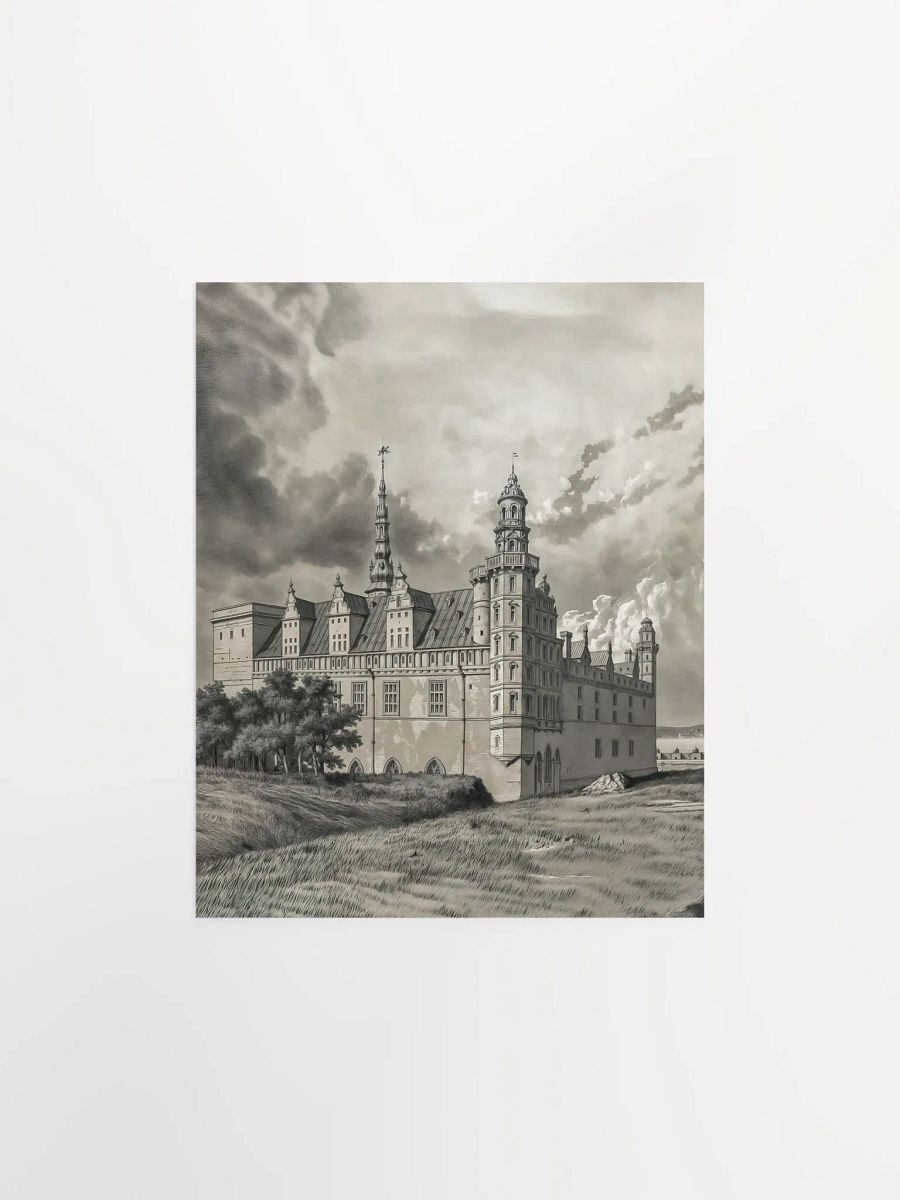 Kronborg castle - Vintage painting - Portrait product image (8)