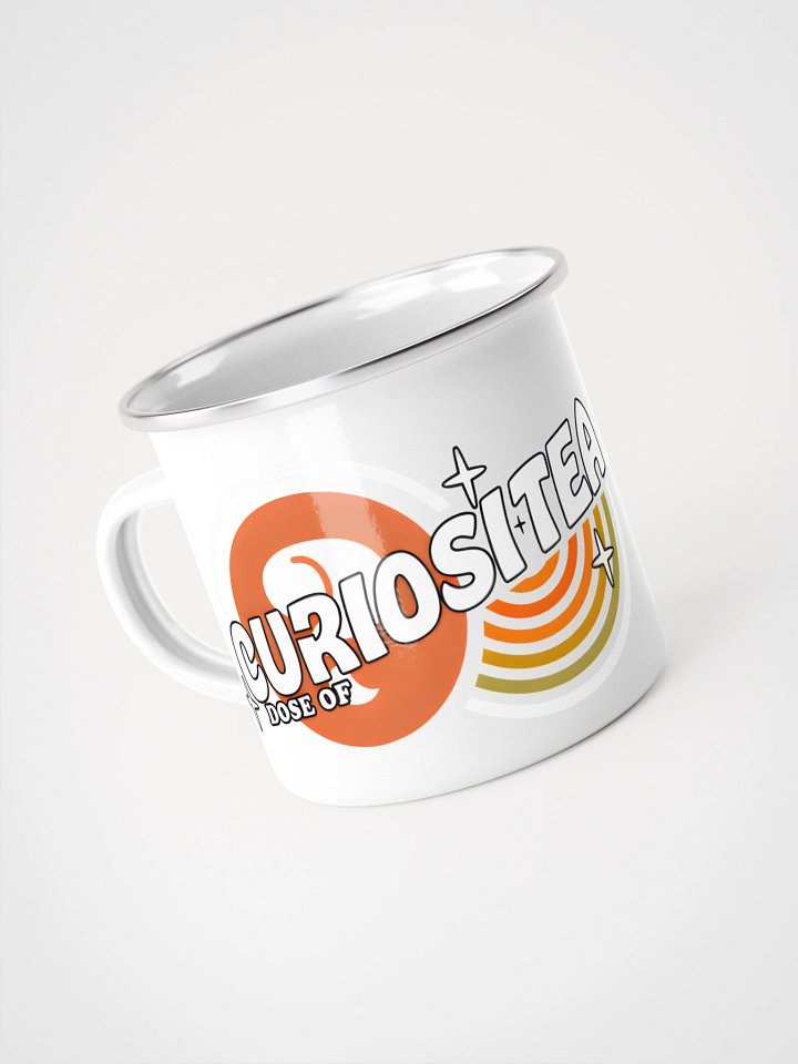 Curiositea Enamel Mug - Orange product image (1)