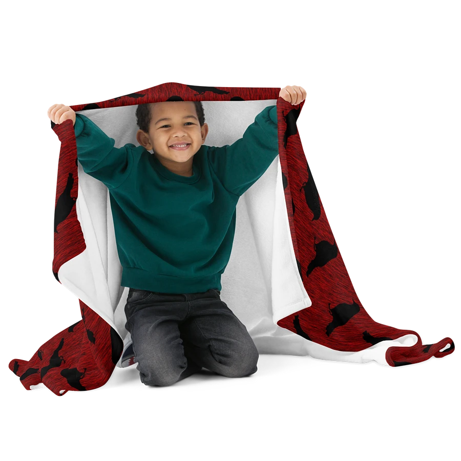 Ravens on Red Throw Blanket product image (26)