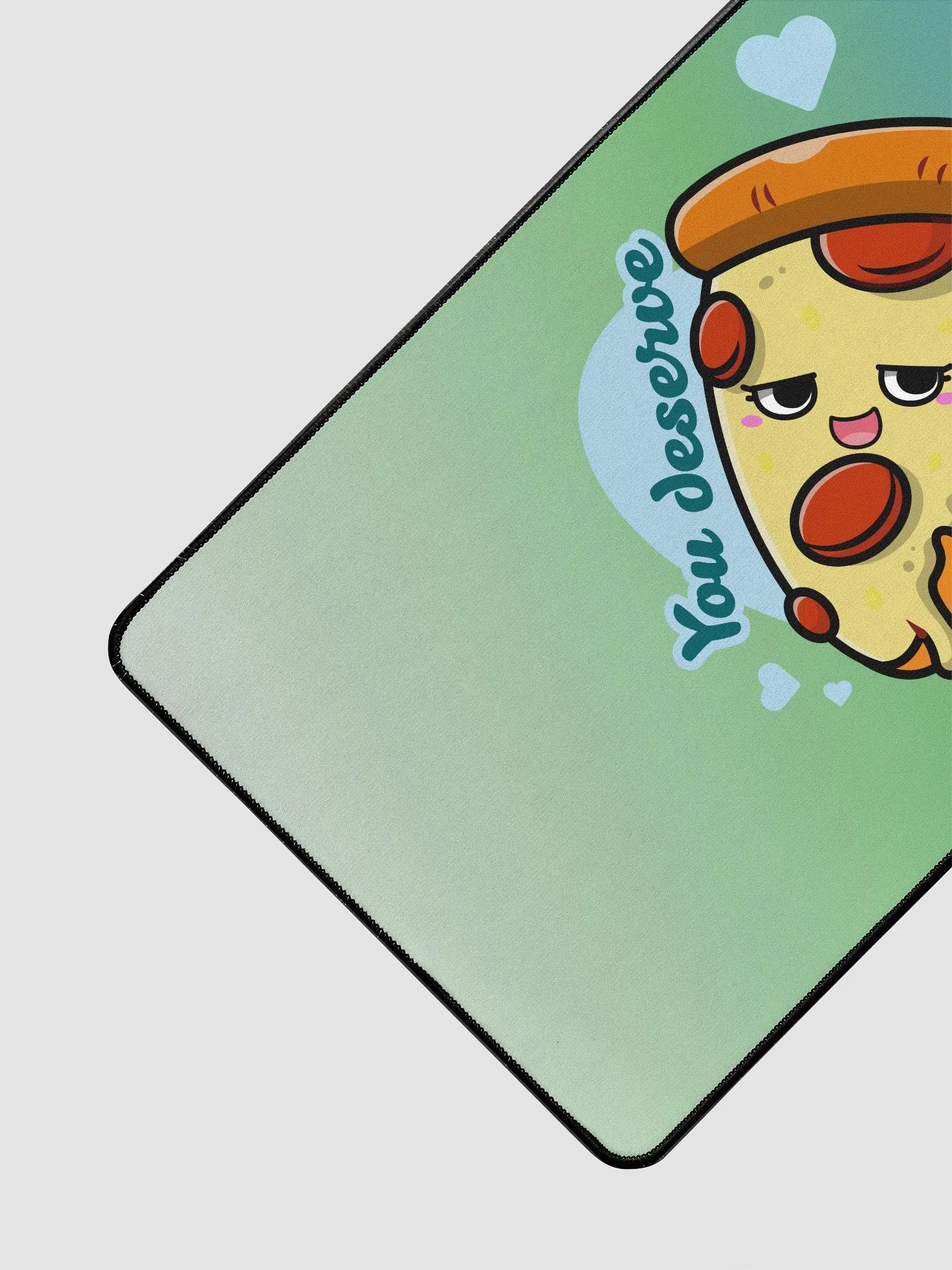 You da best! You deserve pizza! Desk Mat product image (3)