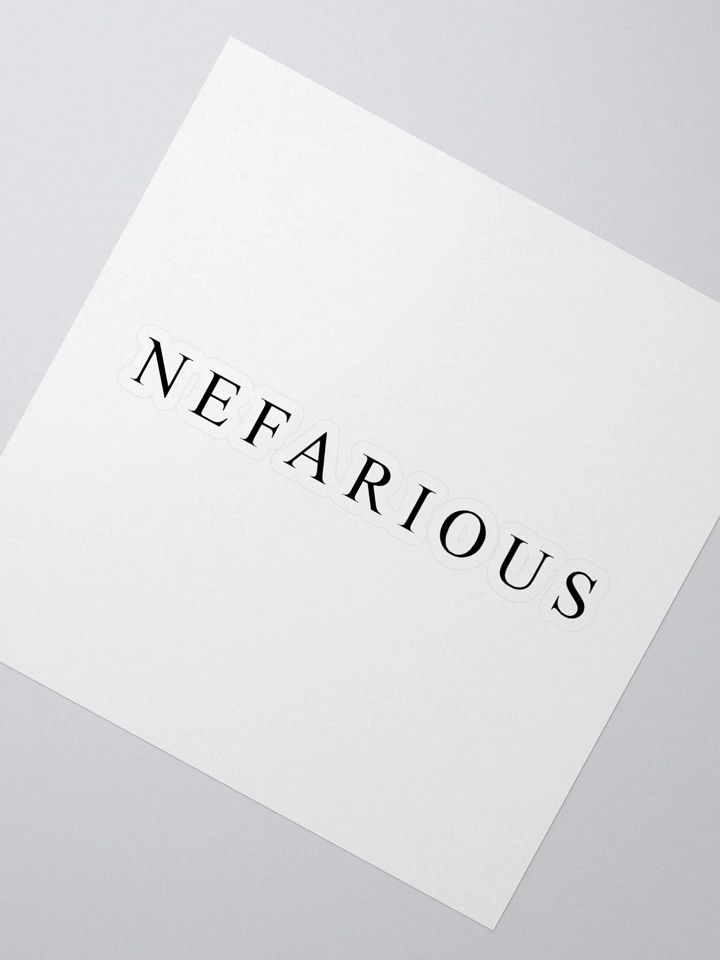 NF Written Kiss Cut Stickers product image (4)