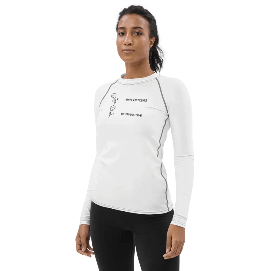 Bed Rotten vs Be Productive Rash Guard product image (3)