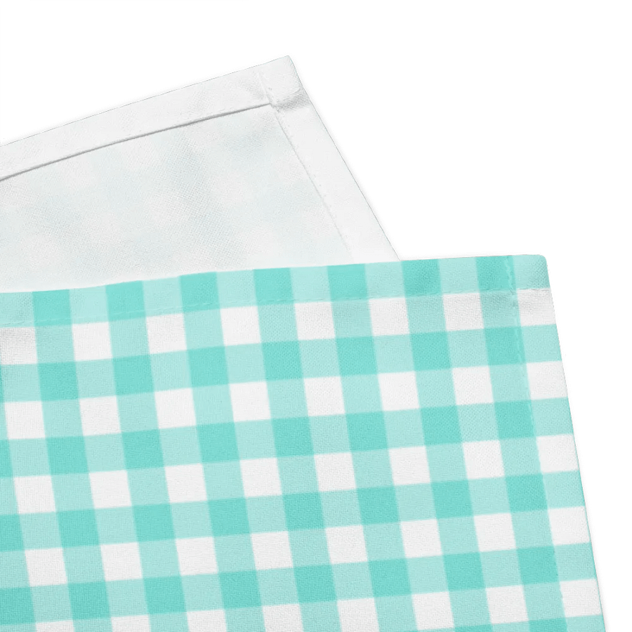 Matching Set of Teal Gingham Cloth Napkins product image (7)