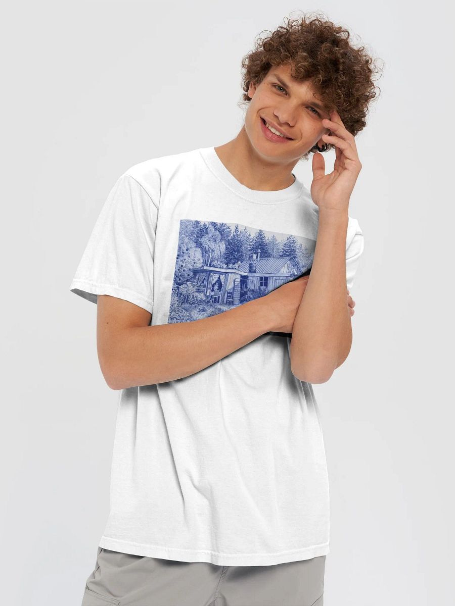 Cottage cabin illustration T-shirt product image (4)