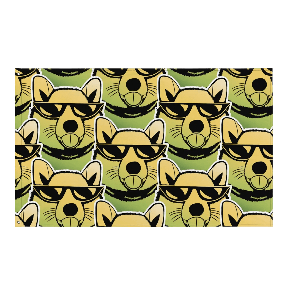 Shiba-tude Flag product image (1)
