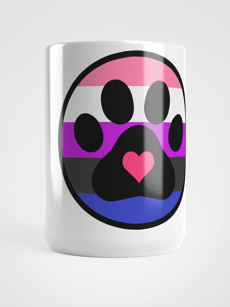 Pride Paw Mug - Genderfluid product image (5)