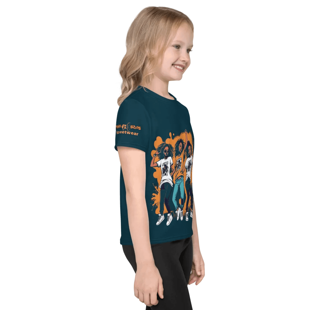 Urban Edge Hip-Hop Girls Print Kids T-Shirt product image (4)