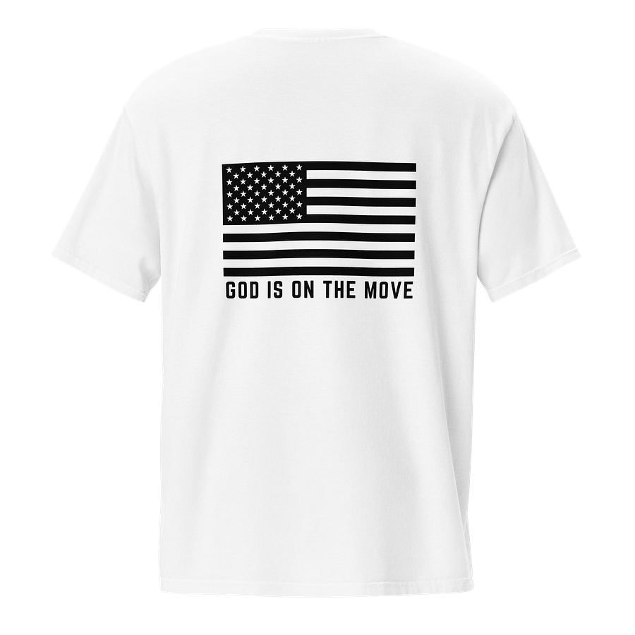 God Is On The Move America T-Shirt (Back and Front Design) product image (1)