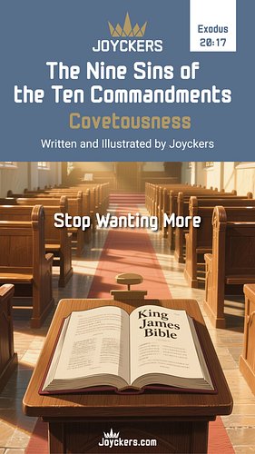 The Nine Sins of the Ten Commandments: 9. Covetousness | Exodus 20:17 Explained #Joyckers

In this video, we explore one of t...