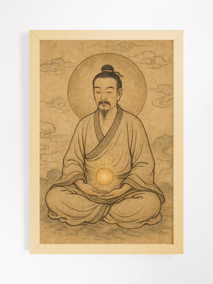 The Dantian Sanctuary of Inner Peace Wood Framed product image (1)