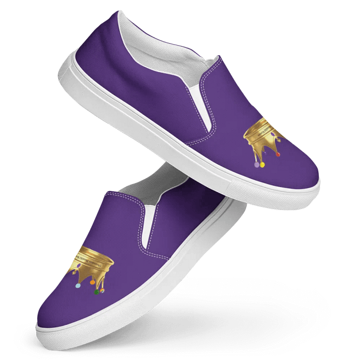 Queendom Beautiful Women Crown Canvas Shoes /Purple (TM) product image (2)