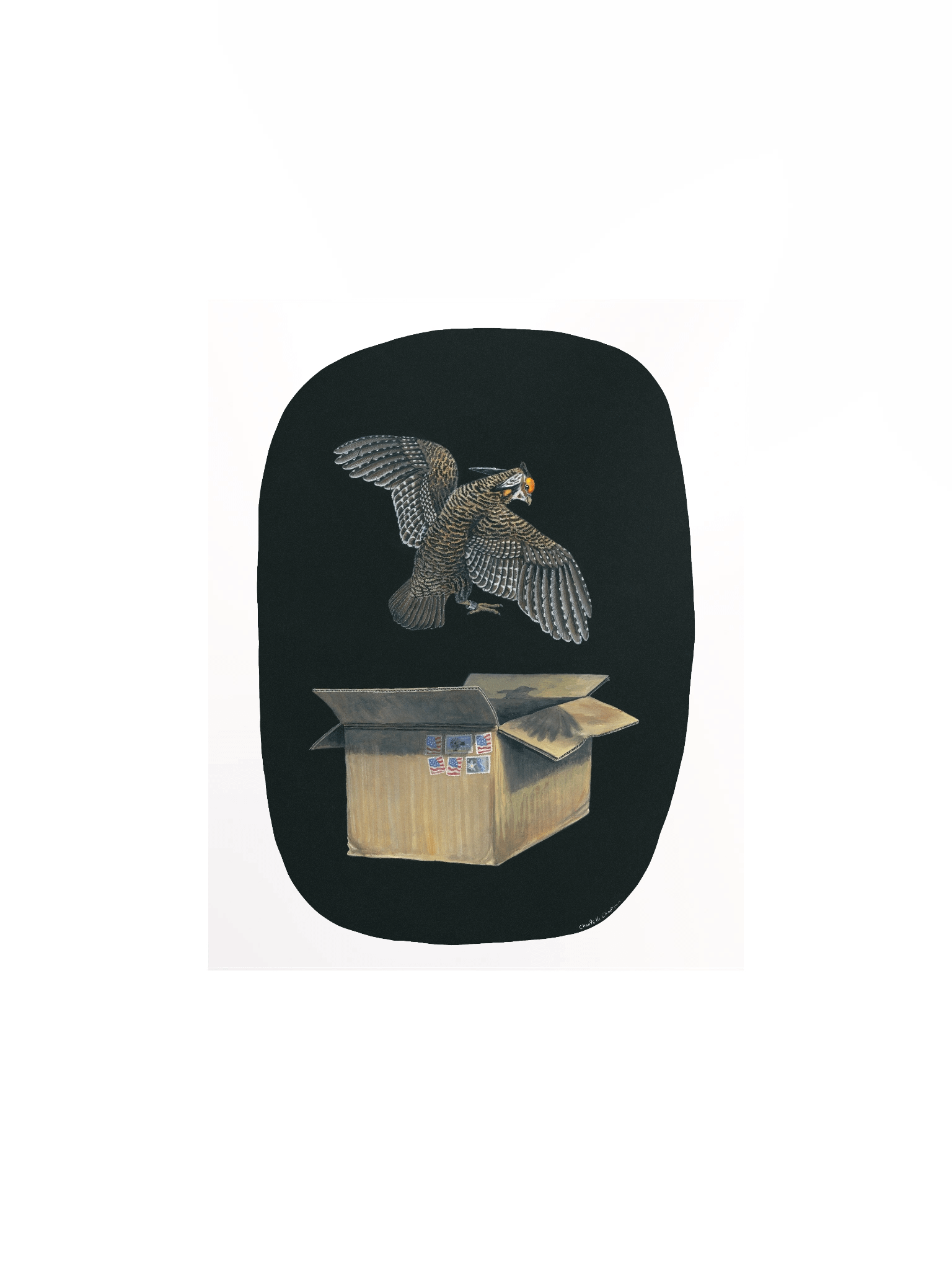 Relocation (Lesser Prairie Chicken) - Art Print product image (2)