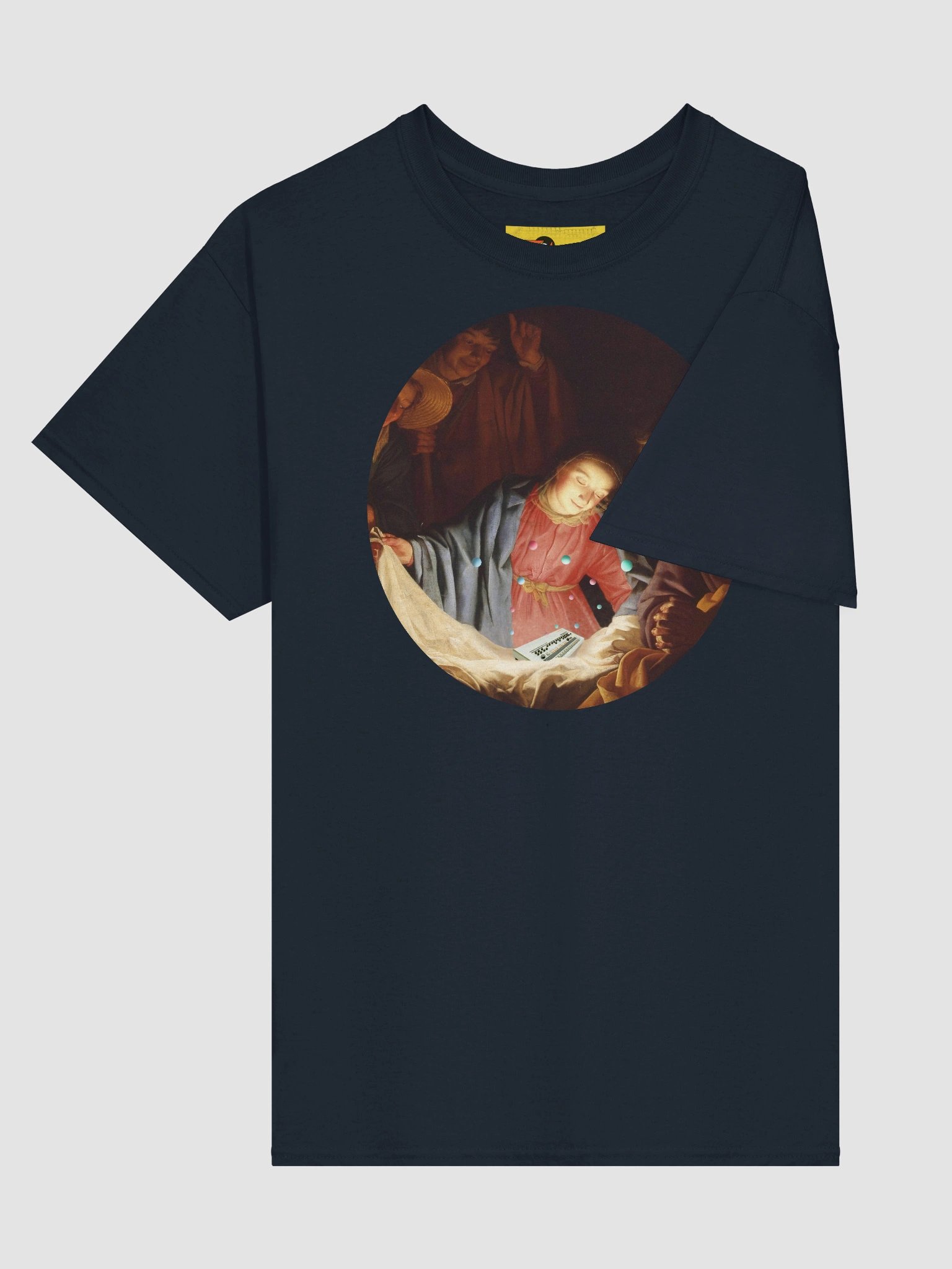Adoration of the baby 909 by Frank Fonik , Techno EDM Unisex t-shirt product image (3)