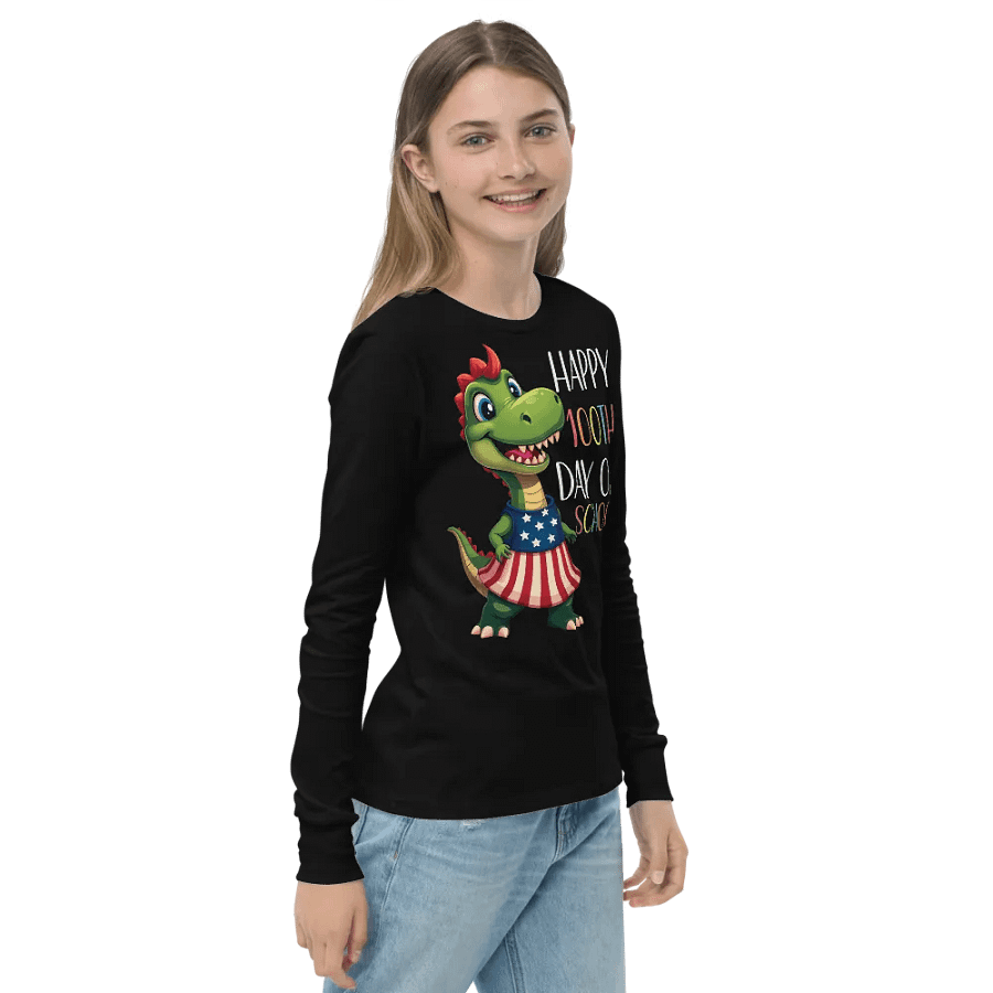 Happy 100th day of School Long Sleeve Tee product image (6)