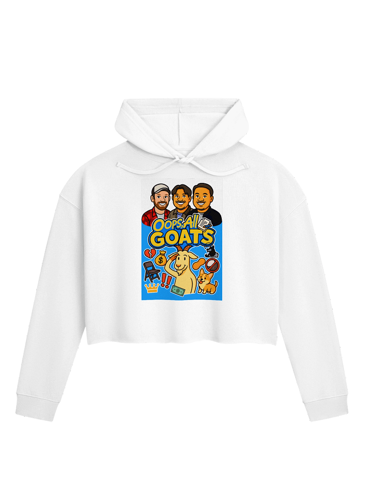 Oops, All GOATS - Cropped Hoodie product image (25)