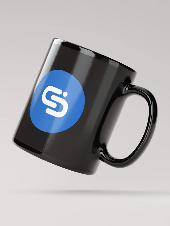 Imperial — Black Mug w/ Blue IS Logo product image (4)