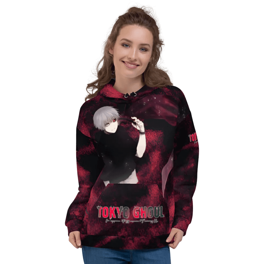 TOKYO GHOUL - KEN KANAKI TIEDYE4ANIME HOODIE product image (3)