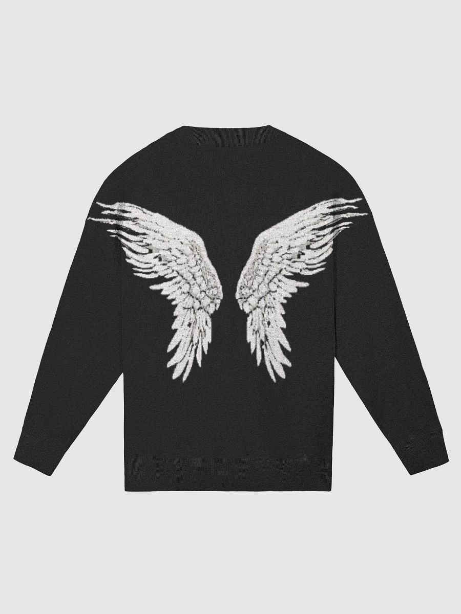 Weak Of Wanting 'Angel Wings' knitted Jumper (Front & Back Print) product image (2)