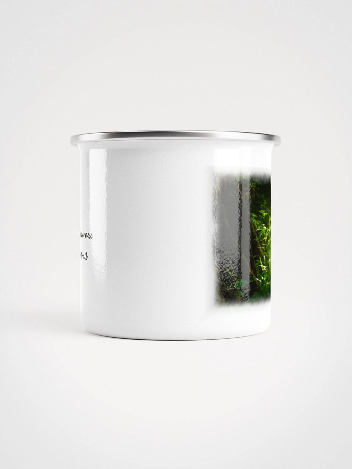 A little shot of sunshine in the wood's Enamel Mug product image (2)