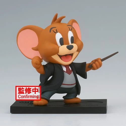 Banpresto Tom and Jerry Gryffindor Jerry WB 100th Anniversary Collection Statue - Adorable Plastic Collectible product image (3)