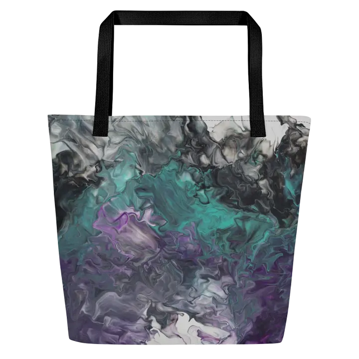 Acrylic Pour Printed Tote Bag - Original FCCA Design product image (1)