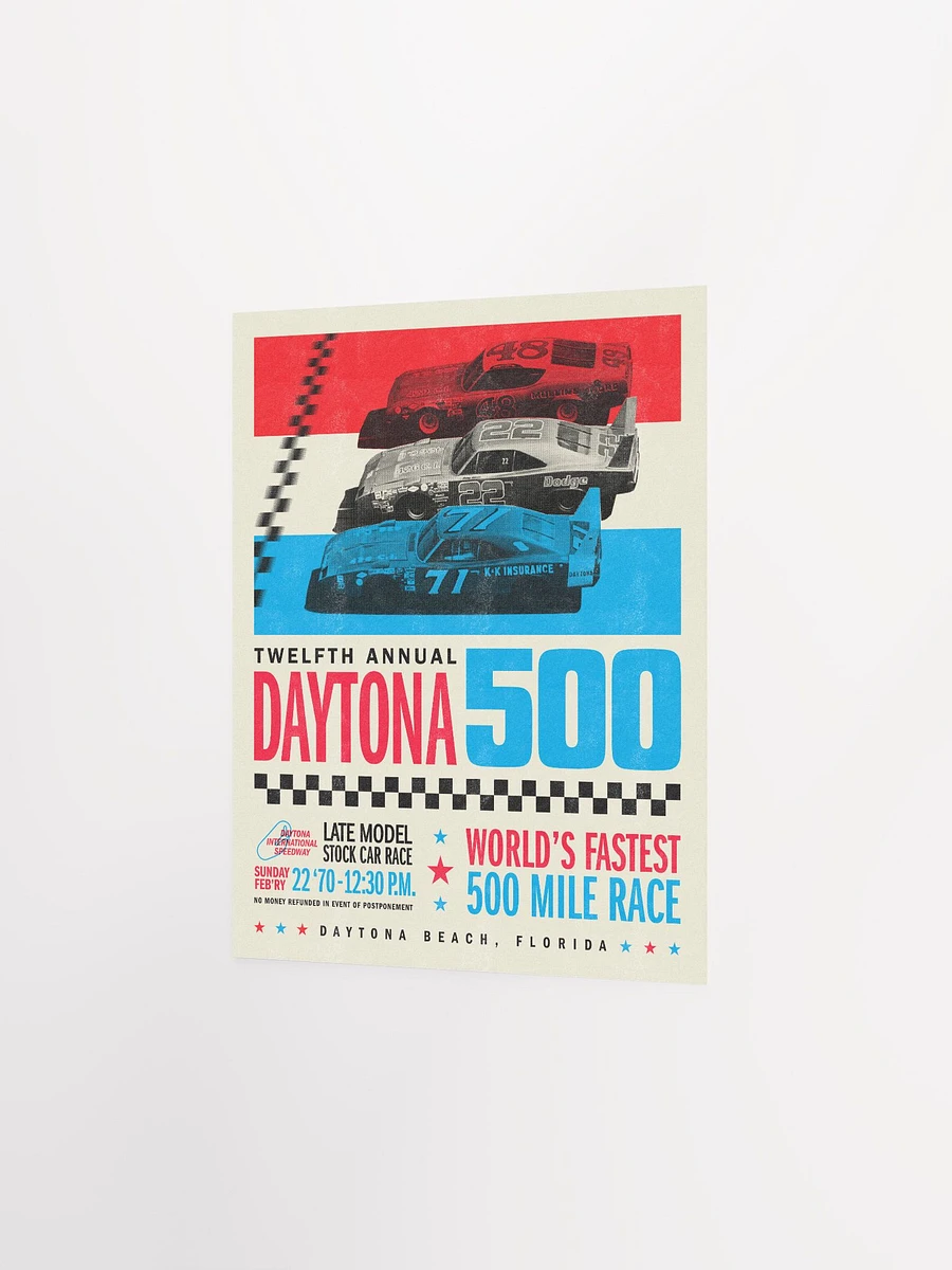 Vintage Daytona 500 Art Print product image (4)