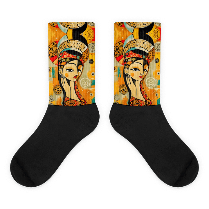 "They Call Her Lucky" Painted Socks product image (2)