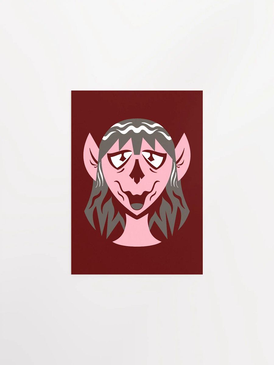 Pink Orc Girl Matte poster product image (10)