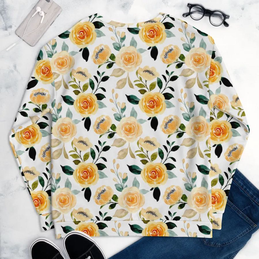 Yellow Rose Delight Sweatshirt product image (9)