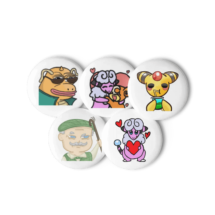 Dap Emote Pin Button Pack product image (2)