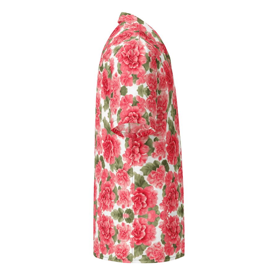 Floral Pattern Begonia Flowers Hawaiian Shirt product image (4)