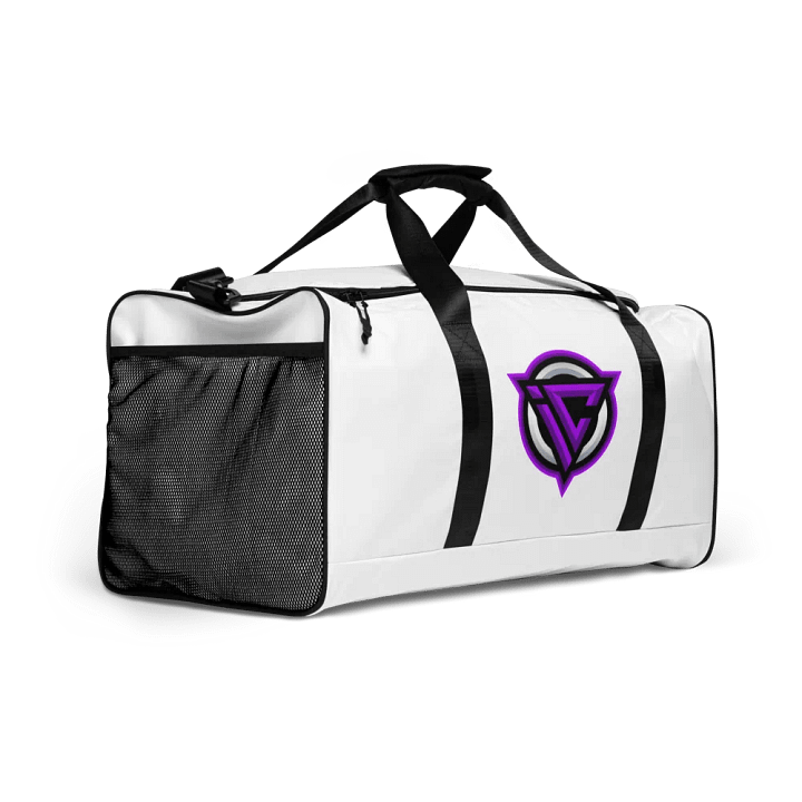 Iconic White & Black Duffle Bag product image (2)