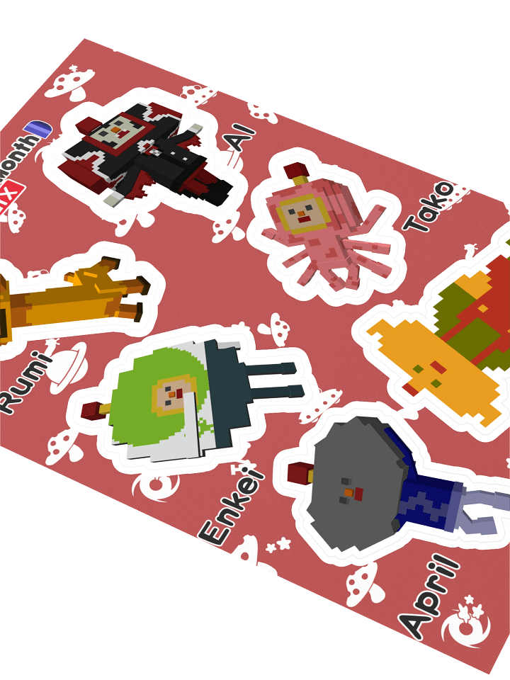 KDM6 OC Cousin Sticker Sheet #2 product image (2)