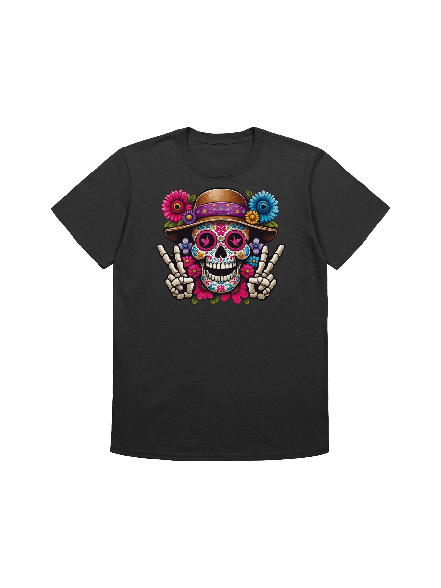 Sugar Skull Art - Día de los Muertos Delight T-Shirt product image (1)