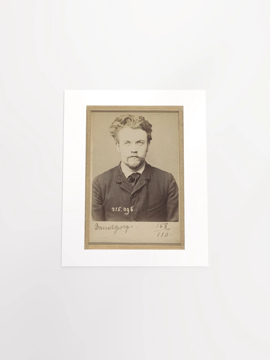 Georges Brunet Mugshot By Alphonse Bertillon (1894) - Print product image (4)