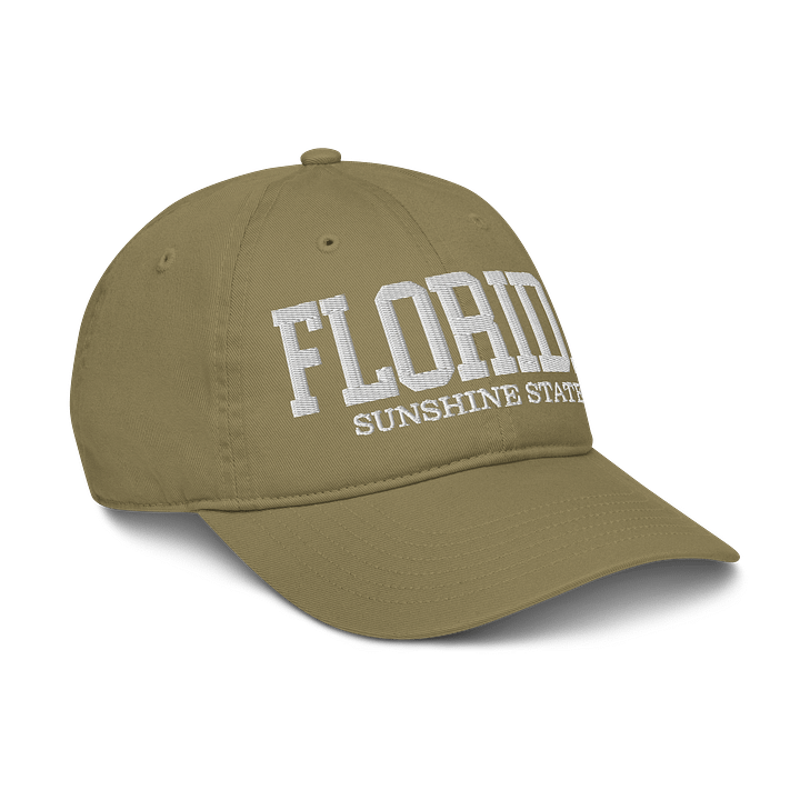 Florida Sunshine State Embroidered Organic Hat product image (20)