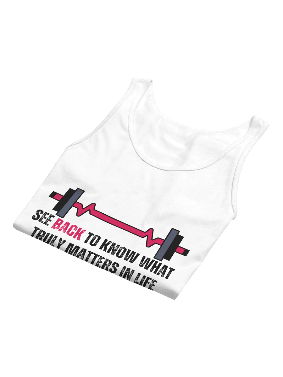 Back Workout Unisex Tank Top I Funny Quote Jersey I Gym Wear product image (5)