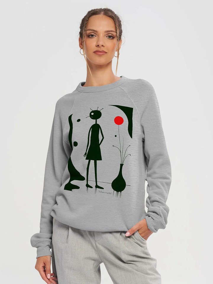 Bella+Canvas Unisex Sponge Fleece Raglan Sweatshirt product image (2)